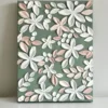Green Floral Canvas